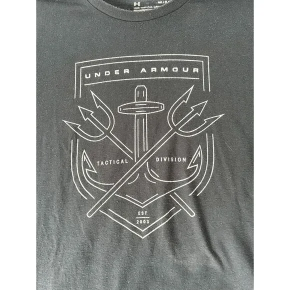 Men's Under Armour Tee Shirt Lot, Size Medium, Black/Blue - Picture 5 of 9